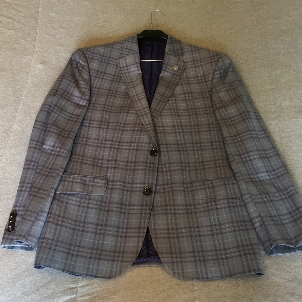 Mens Ted Baker Plaid Blazer 40R